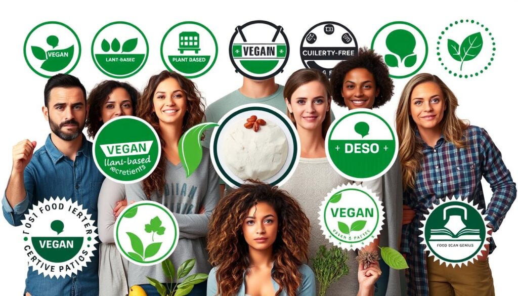 Vegan certification logos