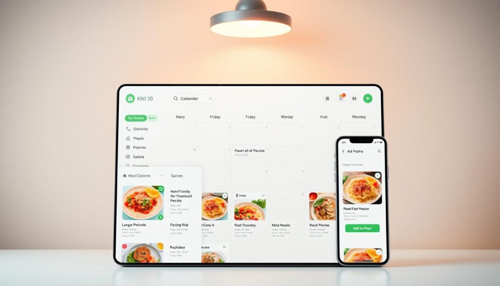 Keto Meal Planning App Interface