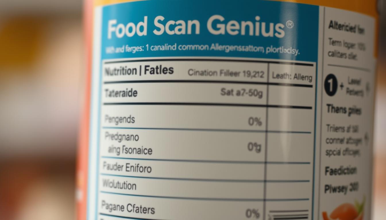 reading food packaging for allergens made easy with Food Scan Genius