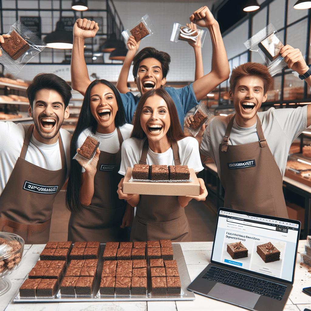 Exciting news for brownie lovers! Our favorite brownie company has just celebrated a huge milestone by launching its delicious treats on a top online supermarket. Now it’s even easier to get your brownie fix delivered straight to your door. Discover more about this sweet success and join us in celebrating this major step forward for the dessert community!