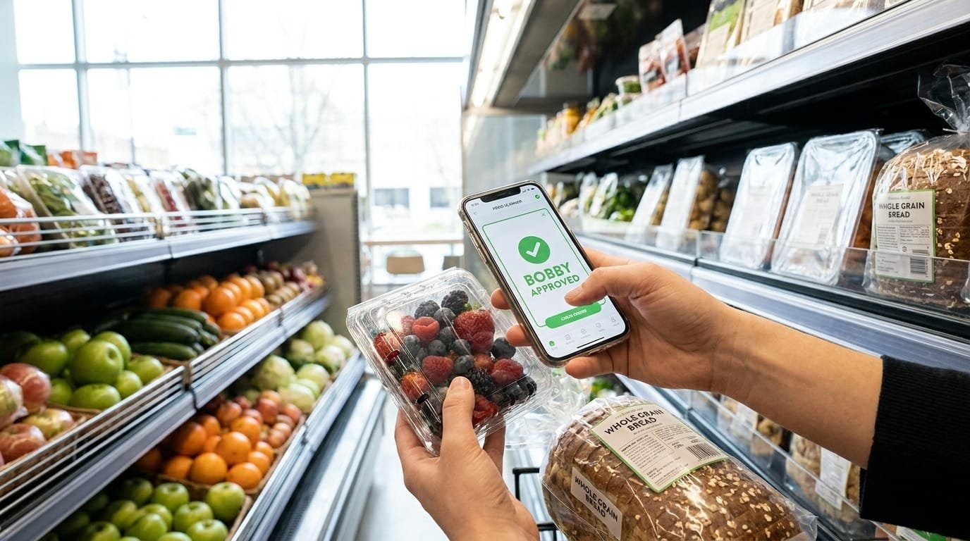 Bobby approved food scanner app