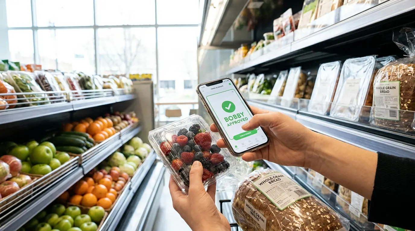 Bobby approved food scanner app
