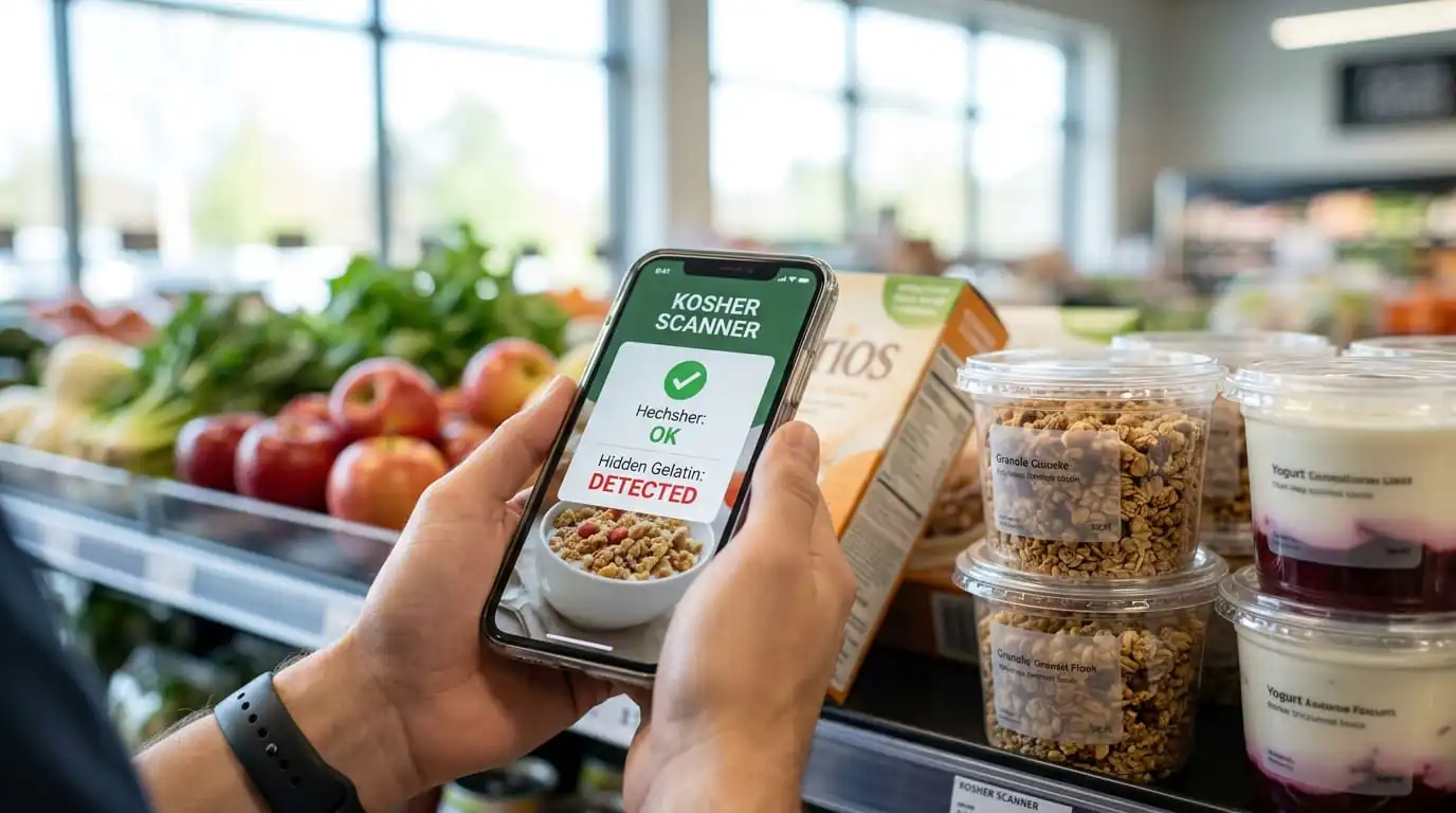 Kosher Food Barcode Scanner: How to Check Hechshers & Hidden Non-Kosher Gelatin