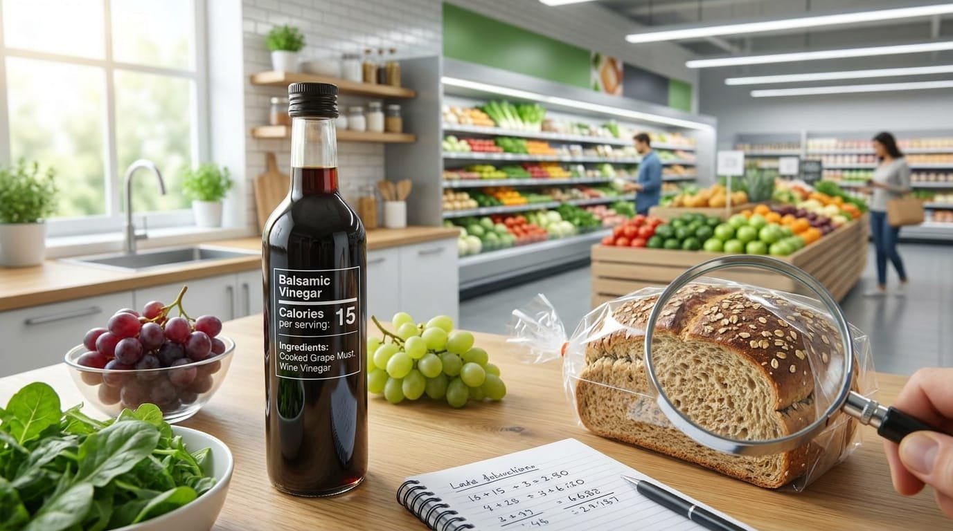 How to Calculate Balsamic Vinegar Calories and Read Labels Like a Nutrition Pro