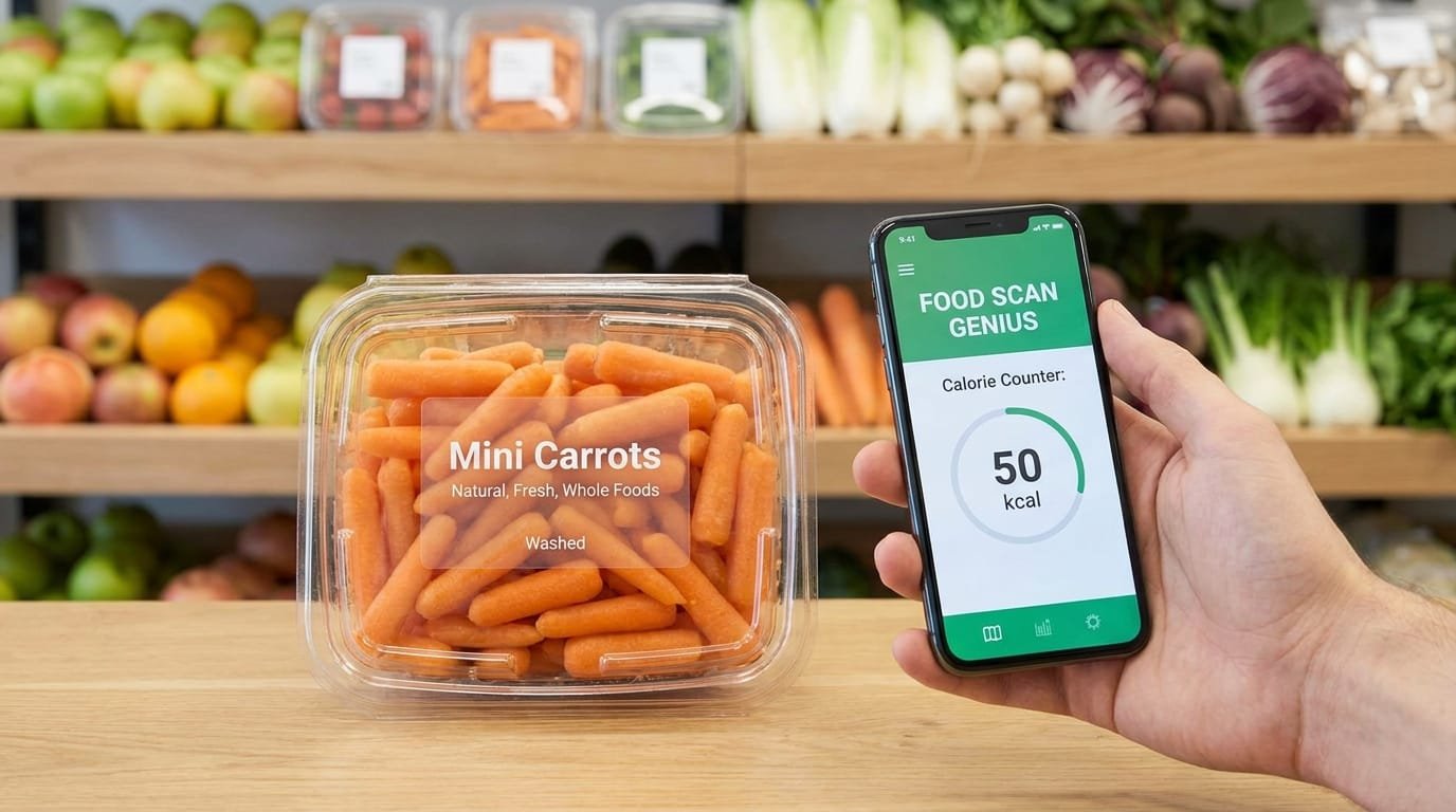 How to Count Calories in Mini Carrots and Track Them with Food Scan Genius
