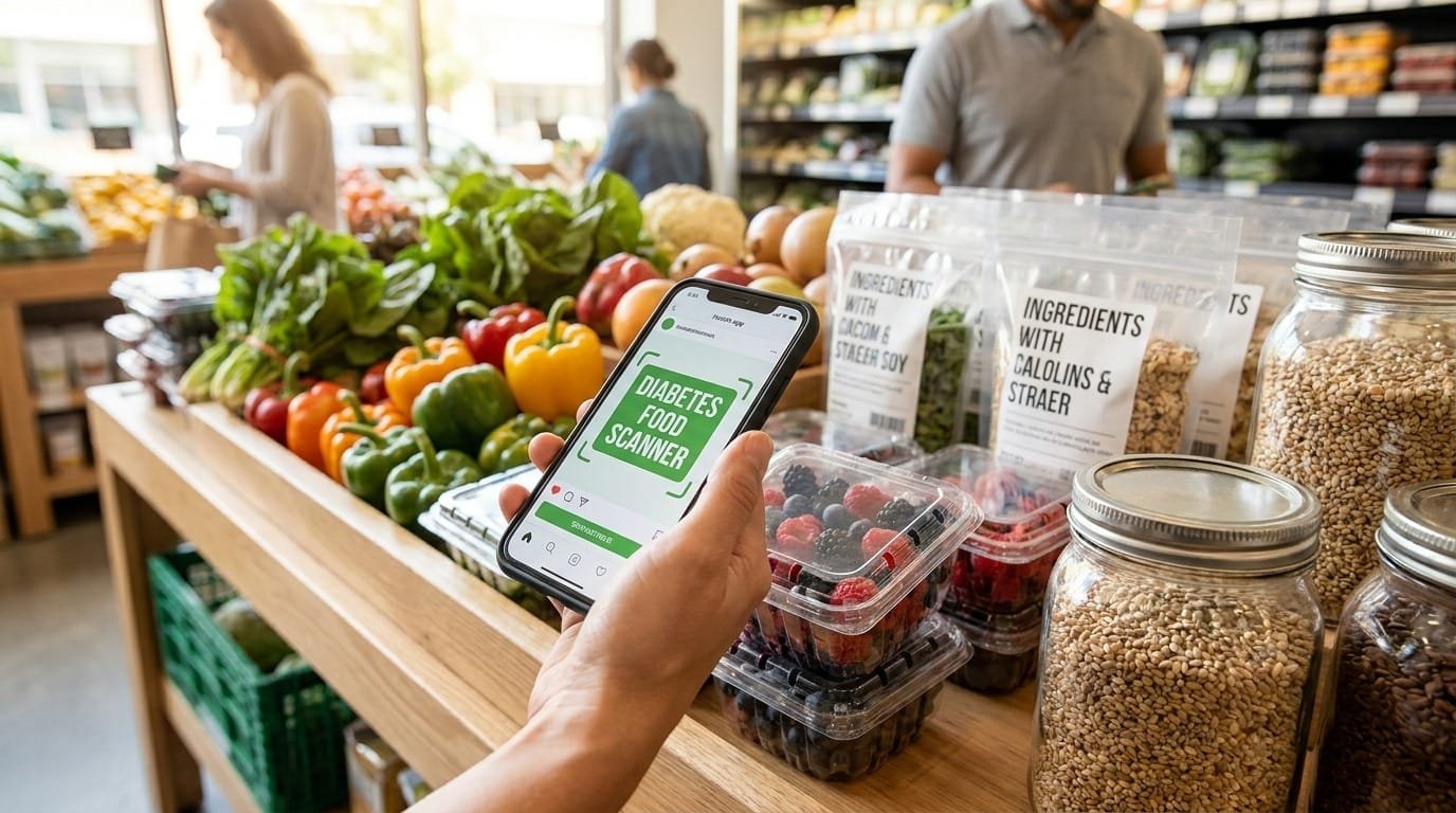 Diabetes food scanner app