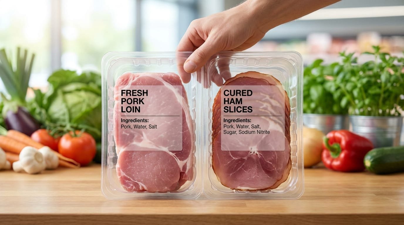 Is Pork the Same as Ham Explaining Cuts, Curing, and Common Labels