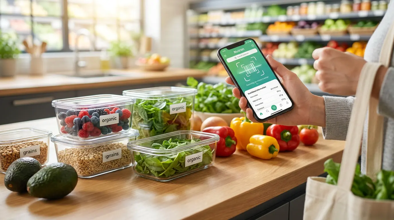 Nutron food scanner app