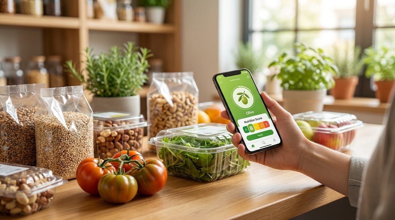 Olive food scanner app for android
