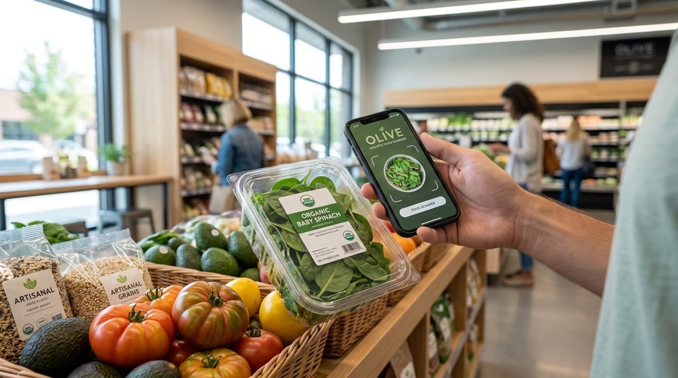 Olive holistic food scanner app