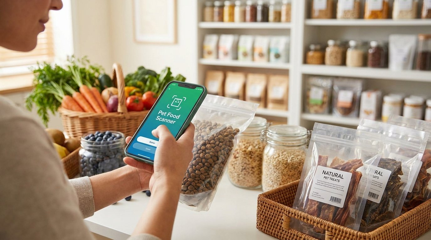 Pet food scanner app