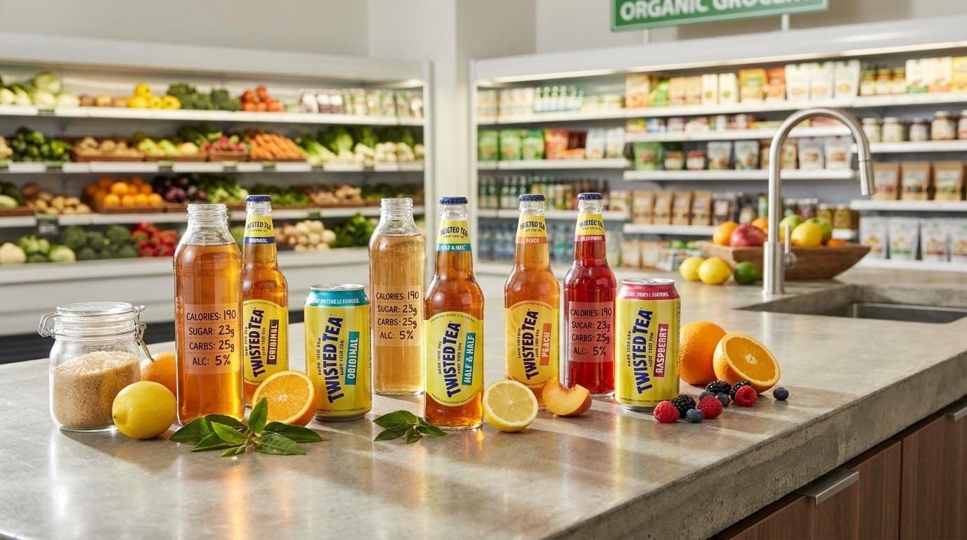 Twisted Tea Nutrition Breakdown: Calories, Sugar, Carbs, and Alcohol Compared Across Flavors