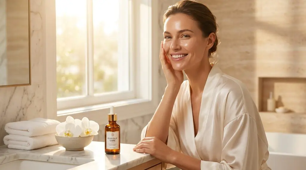 chemical peel with glycolic acid