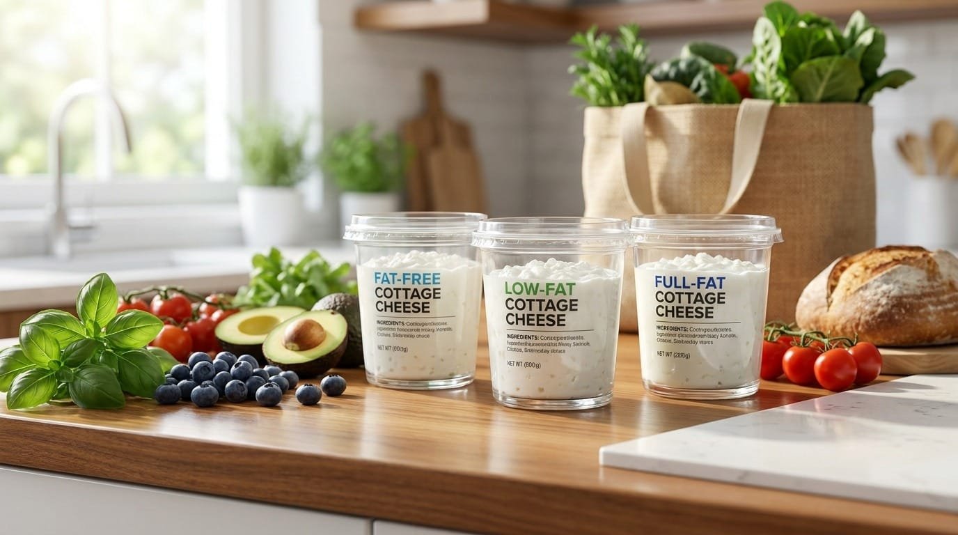 Fat-Free vs Low-Fat vs Full-Fat Cottage Cheese: Health, Taste, and Ingredients Compared