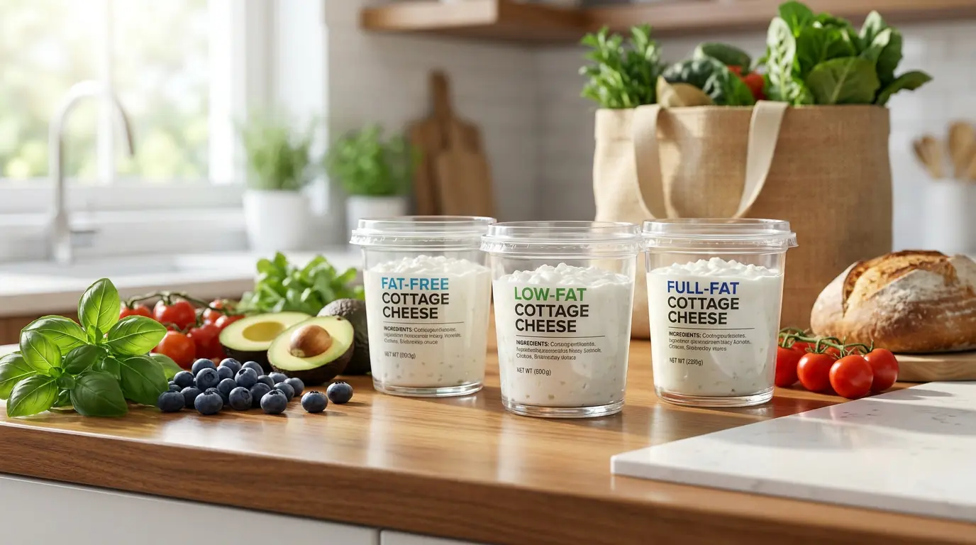 Fat-Free vs Low-Fat vs Full-Fat Cottage Cheese: Health, Taste, and Ingredients Compared