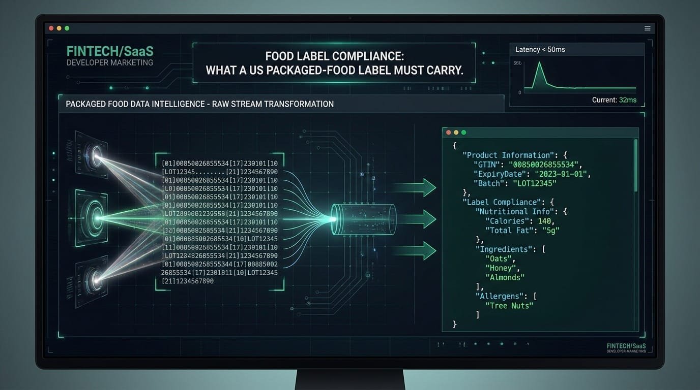 Food label compliance: what a US packaged-food label must carry