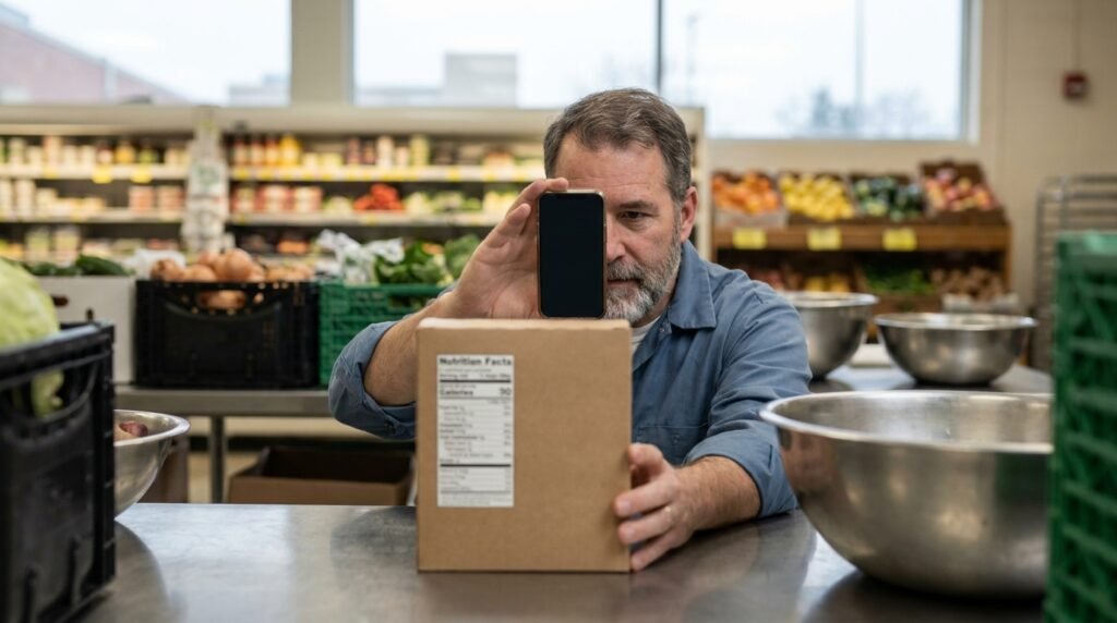 Healthy food scanner app
