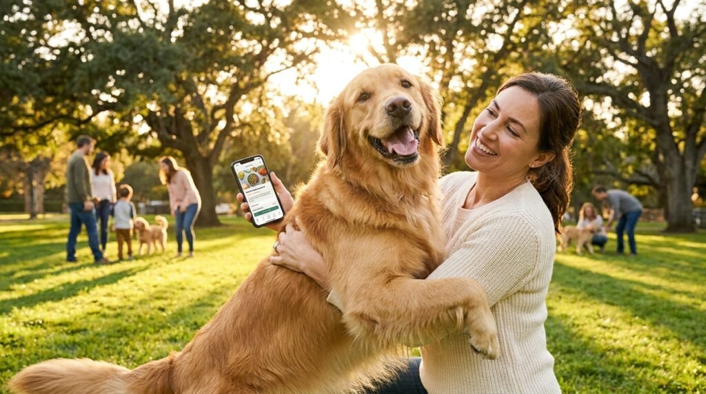 Pet food scanner app